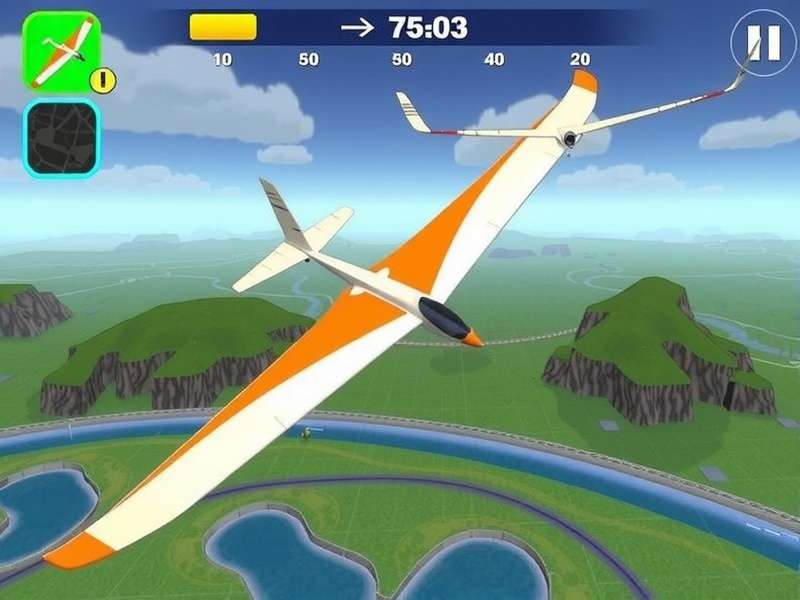Breeze Glider Flight Game Screenshot